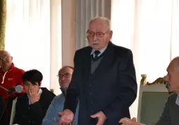 Giovanni Arnaudo  questa mattina nella sala consigliare del municipio